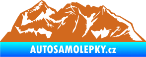 Samolepka Krajina hory 024 pravá oříšková