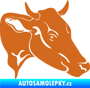 Samolepka Kráva 003 pravá oříšková