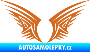 Samolepka Křídla 005 oříšková