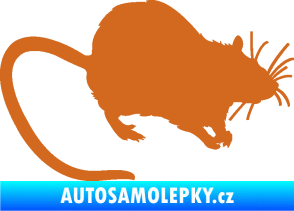 Samolepka Krysa 002 pravá oříšková