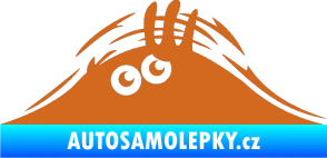Samolepka Kuk 001 levá šmírák oříšková
