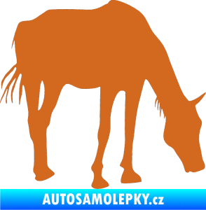 Samolepka Kůň 008 pravá oříšková