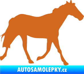 Samolepka Kůň 012 pravá oříšková