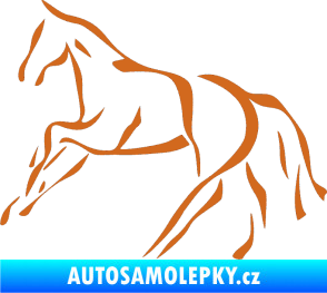 Samolepka Kůň 024 levá oříšková