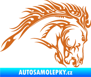 Samolepka Kůň 042 pravá oříšková