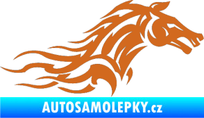 Samolepka Kůň 078 pravá oříšková