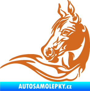 Samolepka Kůň 085 levá oříšková