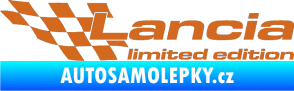 Samolepka Lancia limited edition levá oříšková