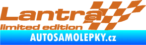 Samolepka Lantra limited edition pravá oříšková