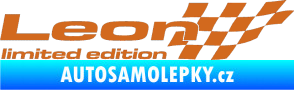 Samolepka Leon limited edition pravá oříšková