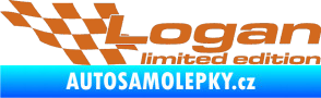 Samolepka Logan limited edition levá oříšková