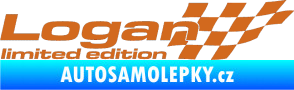 Samolepka Logan limited edition pravá oříšková