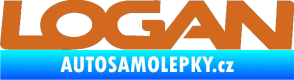 Samolepka Logan oříšková