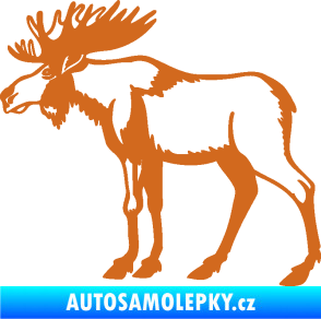 Samolepka Los 005 levá oříšková