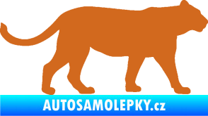 Samolepka Lvice 001 pravá oříšková
