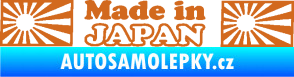 Samolepka Made in Japan 002 oříšková