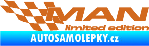 Samolepka MAN limited edition levá oříšková