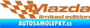 Samolepka Mazda limited edition levá oříšková