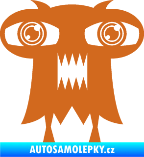 Samolepka Monstrum 003 levá oříšková