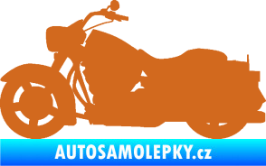 Samolepka Motorka 045 levá Harley Davidson oříšková