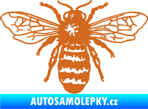 Samolepka Moucha 005 oříšková