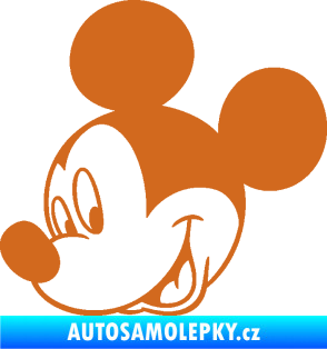 Samolepka Myšák Mickey 001 levá oříšková