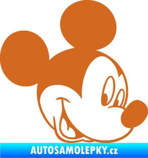 Samolepka Myšák Mickey 001 pravá oříšková