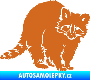 Samolepka Mýval 002 pravá oříšková