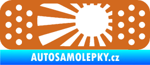 Samolepka Náplast 002 levá oříšková