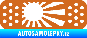 Samolepka Náplast 002 pravá oříšková