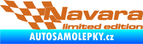 Samolepka Navara limited edition levá oříšková