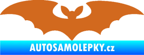 Samolepka Netopýr 006 oříšková