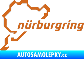 Samolepka Nurburgring oříšková