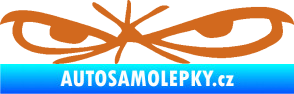 Samolepka Oči 002 levá oříšková