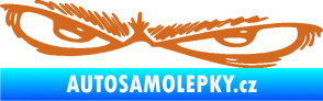 Samolepka Oči 005 levá oříšková