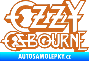 Samolepka Ozzy Osbourne 001 oříšková