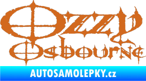 Samolepka Ozzy Osbourne 002 oříšková
