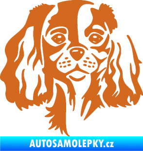 Samolepka Pes 132 levá Cavalier king Charles spaniel oříšková