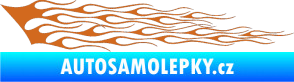 Samolepka Plameny 011 oříšková
