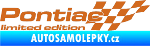Samolepka Pontiac limited edition pravá oříšková