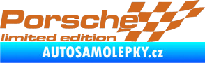 Samolepka Porsche limited edition pravá oříšková