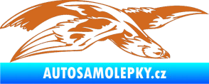 Samolepka Predators 032 pravá oříšková