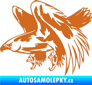 Samolepka Predators 034 levá oříšková