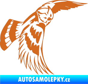 Samolepka Predators 081 pravá sova oříšková