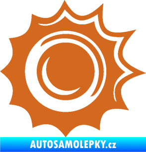 Samolepka Průstřel 003 levá oříšková
