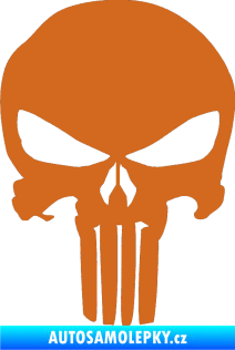 Samolepka Punisher 001 oříšková