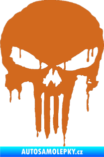 Samolepka Punisher 003 oříšková