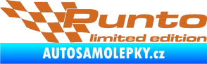 Samolepka Punto limited edition levá oříšková