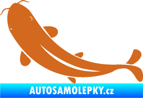 Samolepka Ryba 001 levá oříšková