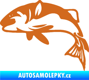 Samolepka Ryba 010 levá oříšková